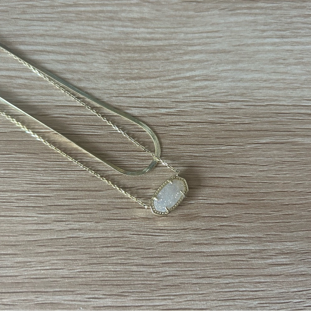Kendra Scott Two Chain Necklace - Gold